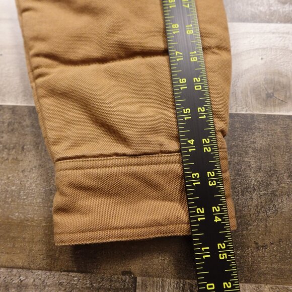 Duluth Trading Superior Fire Hose Quilted Shirt Jac Men's Size Large Brown - Picture 7 of 12